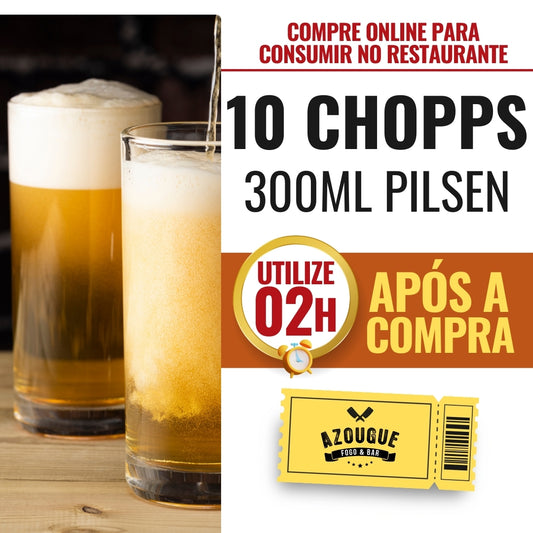 Clube do Chopp - 10 chopps 300ml Pilsen
